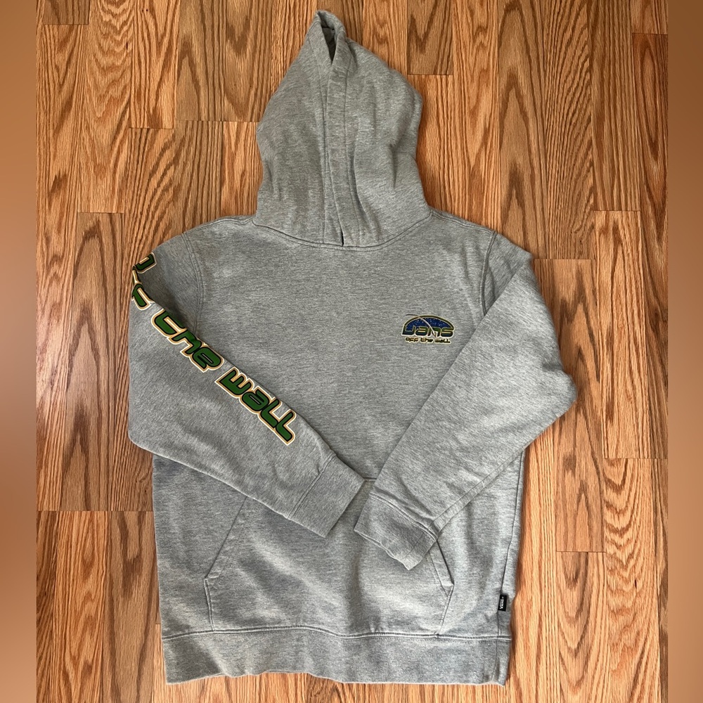 VANS Off The Wall Digitally Free Hooded Sweatshirt – Boys Size Large